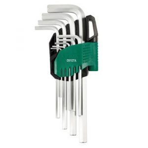 Bộ lục giác tay cầm dài 9 chi tiết Sata 09107A